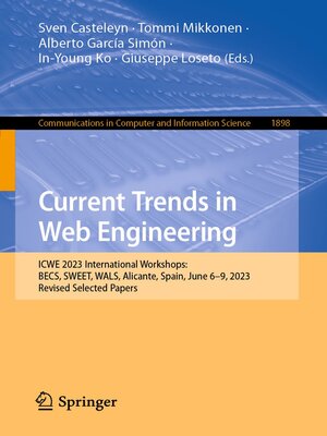cover image of Current Trends in Web Engineering